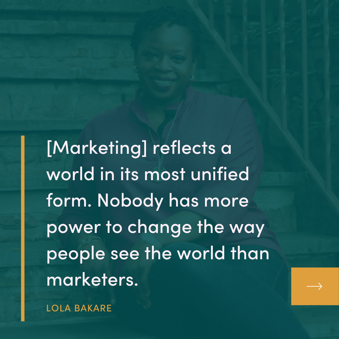 Quote from Episode 12 of The Campfire Circle with Lola Bakare